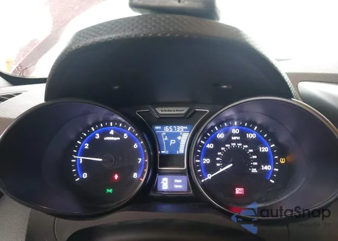 2013 Hyundai Veloster Turbo W/Black from USA, damaged, VIN KMHTC6AE9DU106071